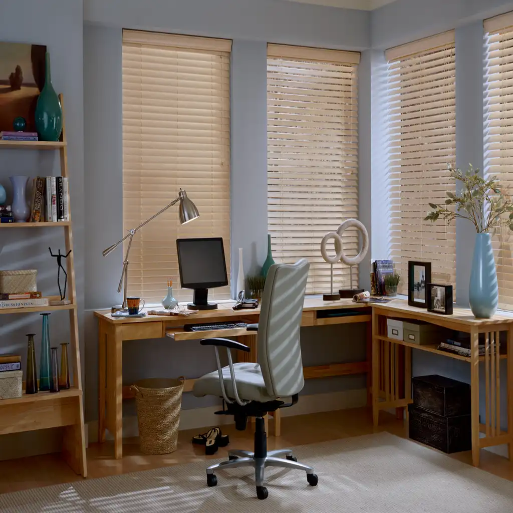 solar-powered blinds for office windows