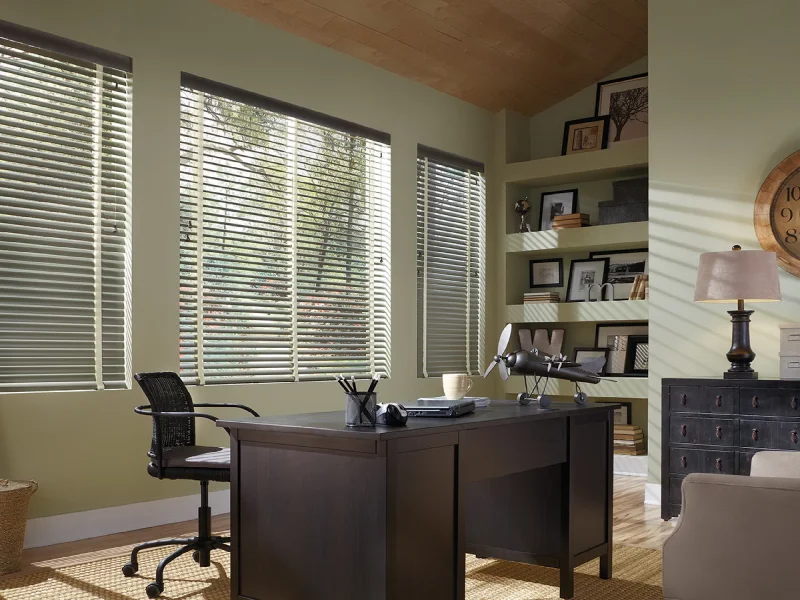 Wide 3-inch Blackout blinds in a Corporate office in Dubai