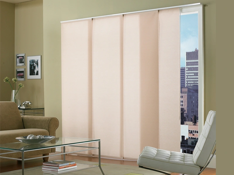 installed panel blinds in Dubai's Hotel Room