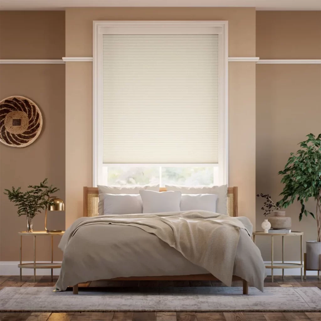We Supply and Installation Blackout Blinds bisque full blockout duo Bedroom in Dubai