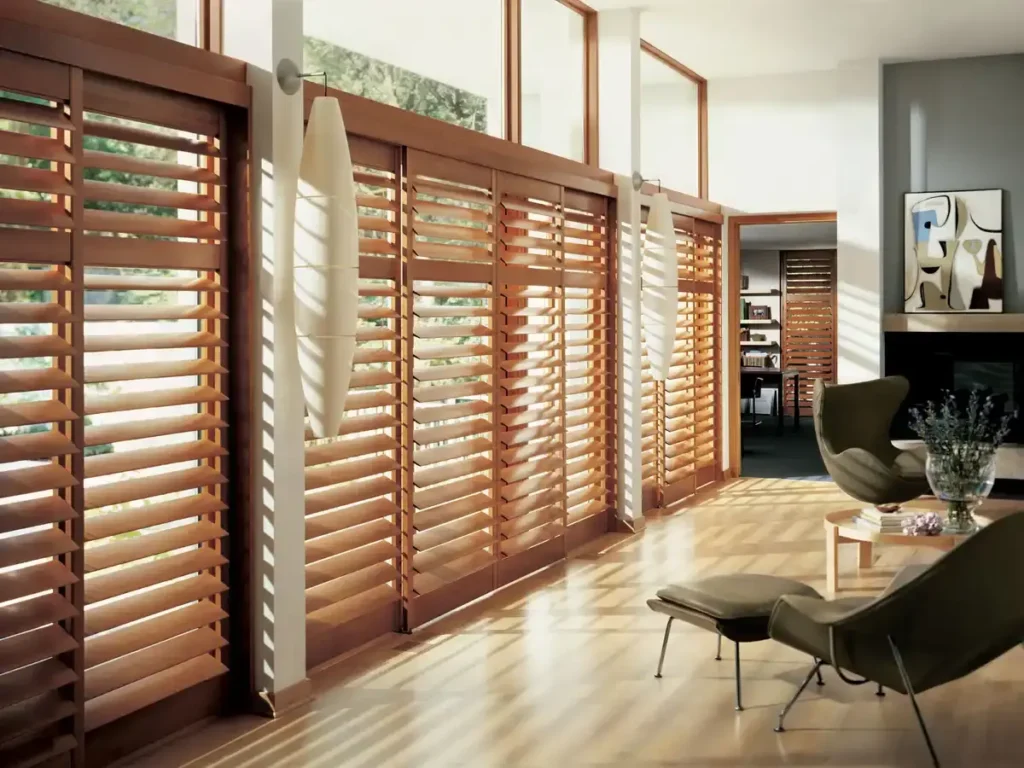 Custom Adjustable wooden window coverings for Dubai’s climate
