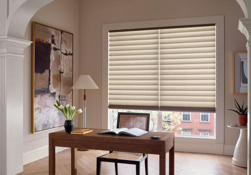 Roller blinds installation for window covering in Dubai